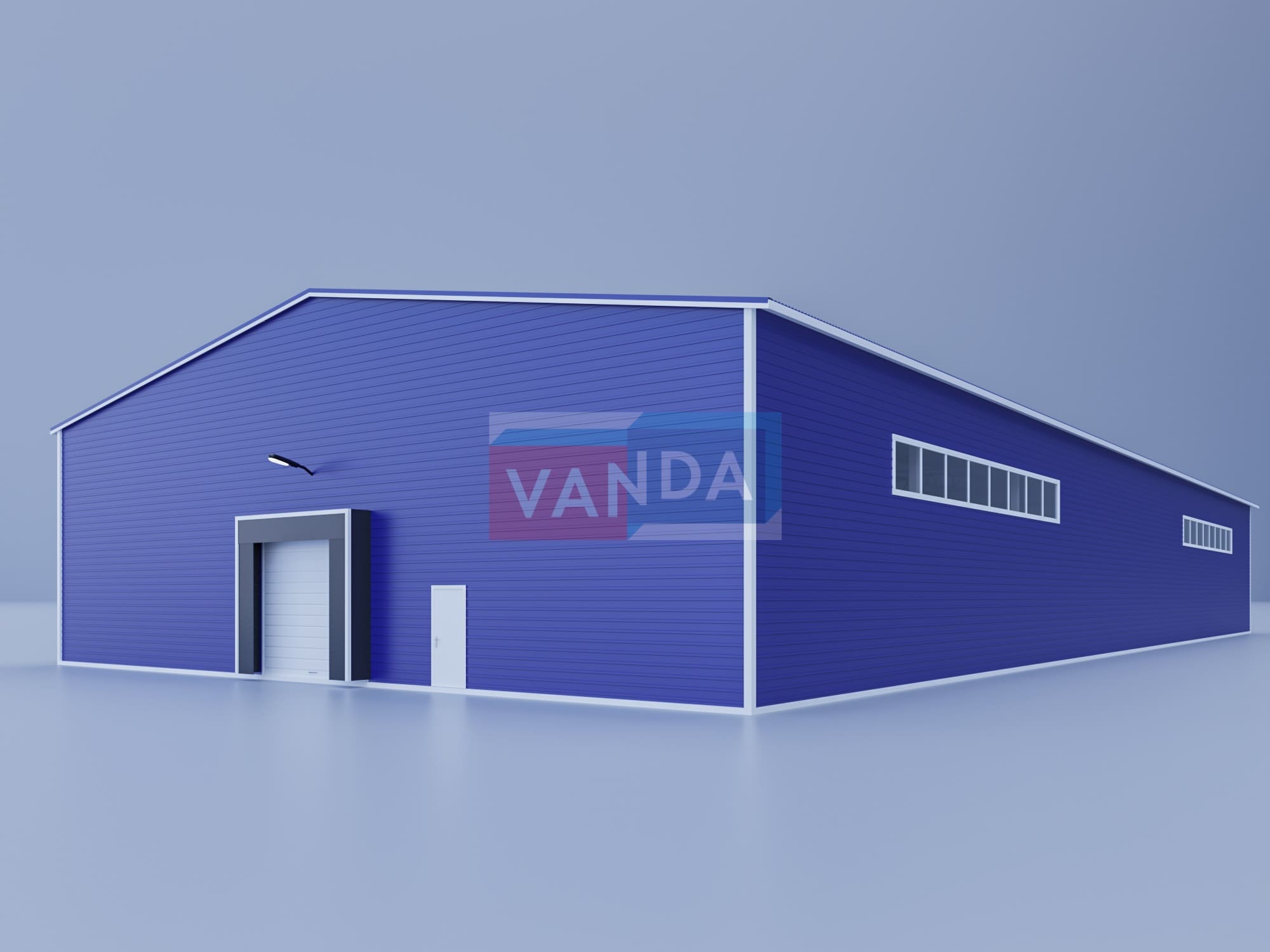 Склад из сэндвич панелей 54х24